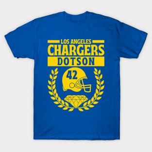 Los Angeles Chargers Dotson 42 American Football T-Shirt